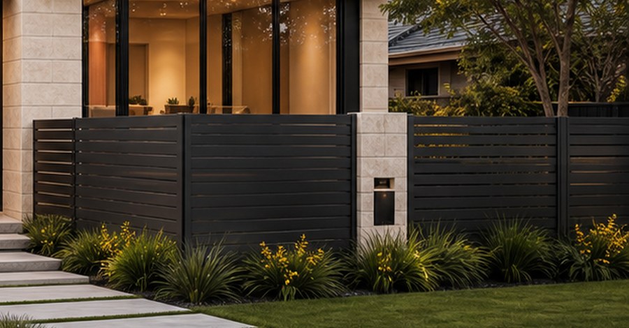 Residential fence detail