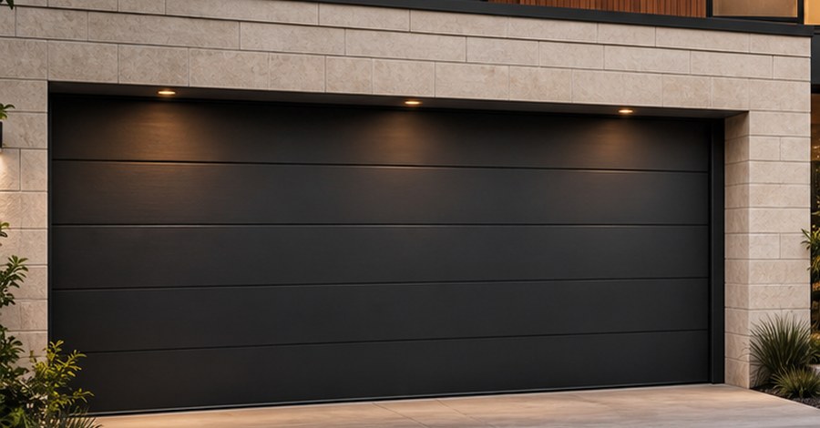 Garage door detail